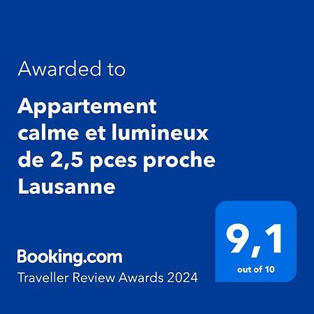 Appartement Calme Et Lumineux De 2,5 Pces Proche Lausanne Ecublens  Exterior photo